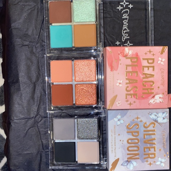 Color Pop shadow pallets Peach Please, Silverspoon, Wafflec shadow quad. - Picture 4 of 4